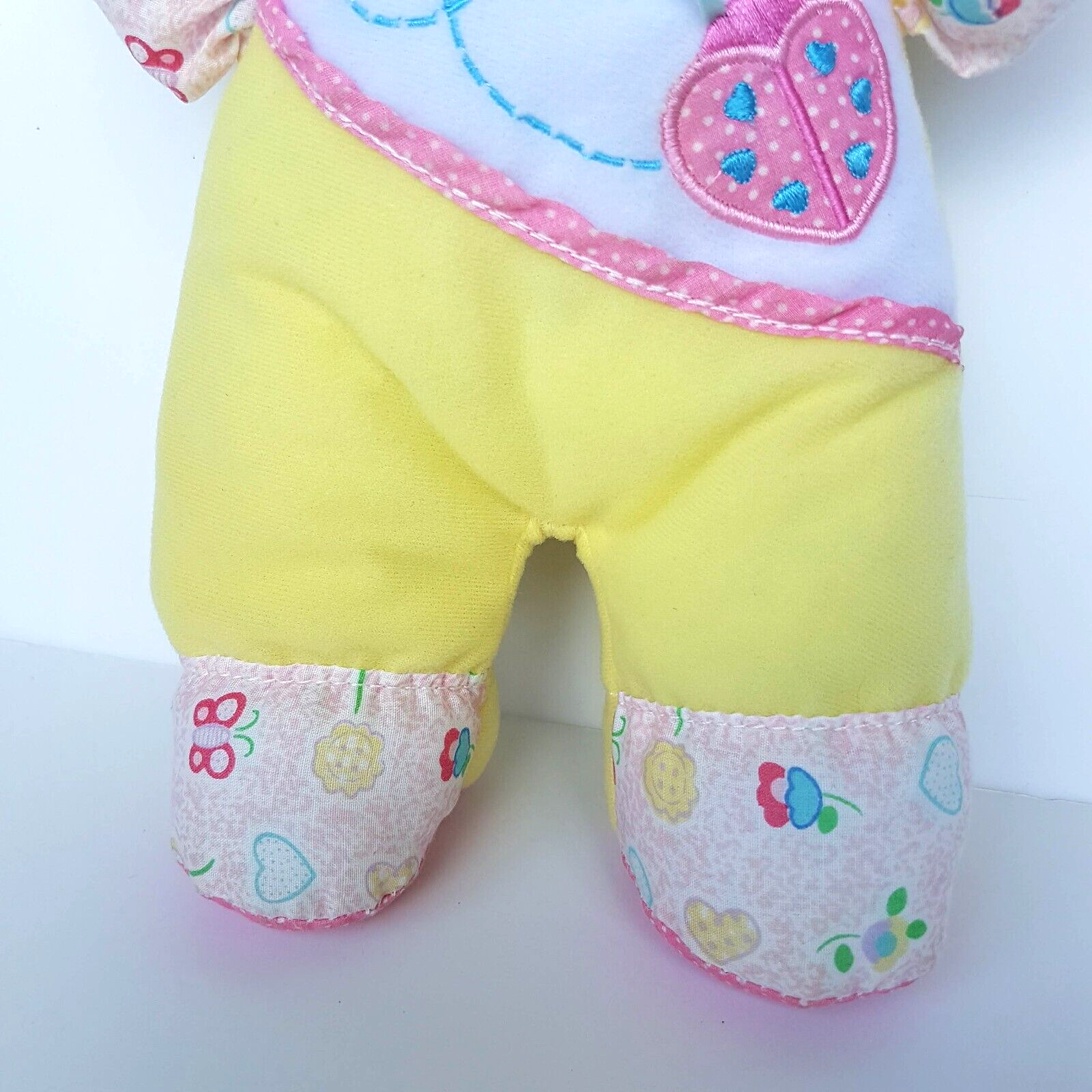 Goldberger LOVE BUG Doll 11” Pastel Baby Vinyl Face Cuddle Lovey Sleep Kids Toy3