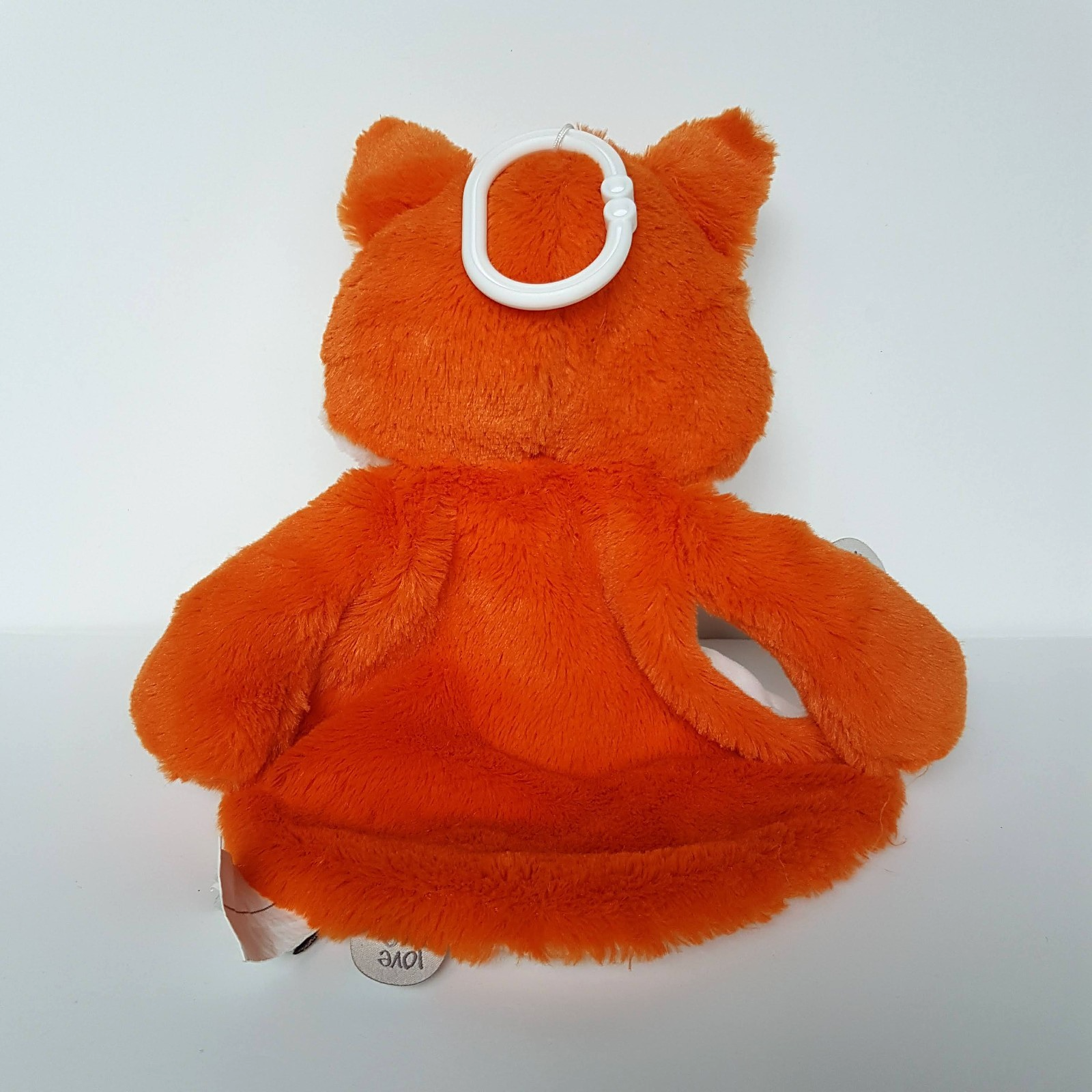 O.B Designs PHOEBE FOX Plush Comforter Lovey Security Blanket Hanger Orange Cute5