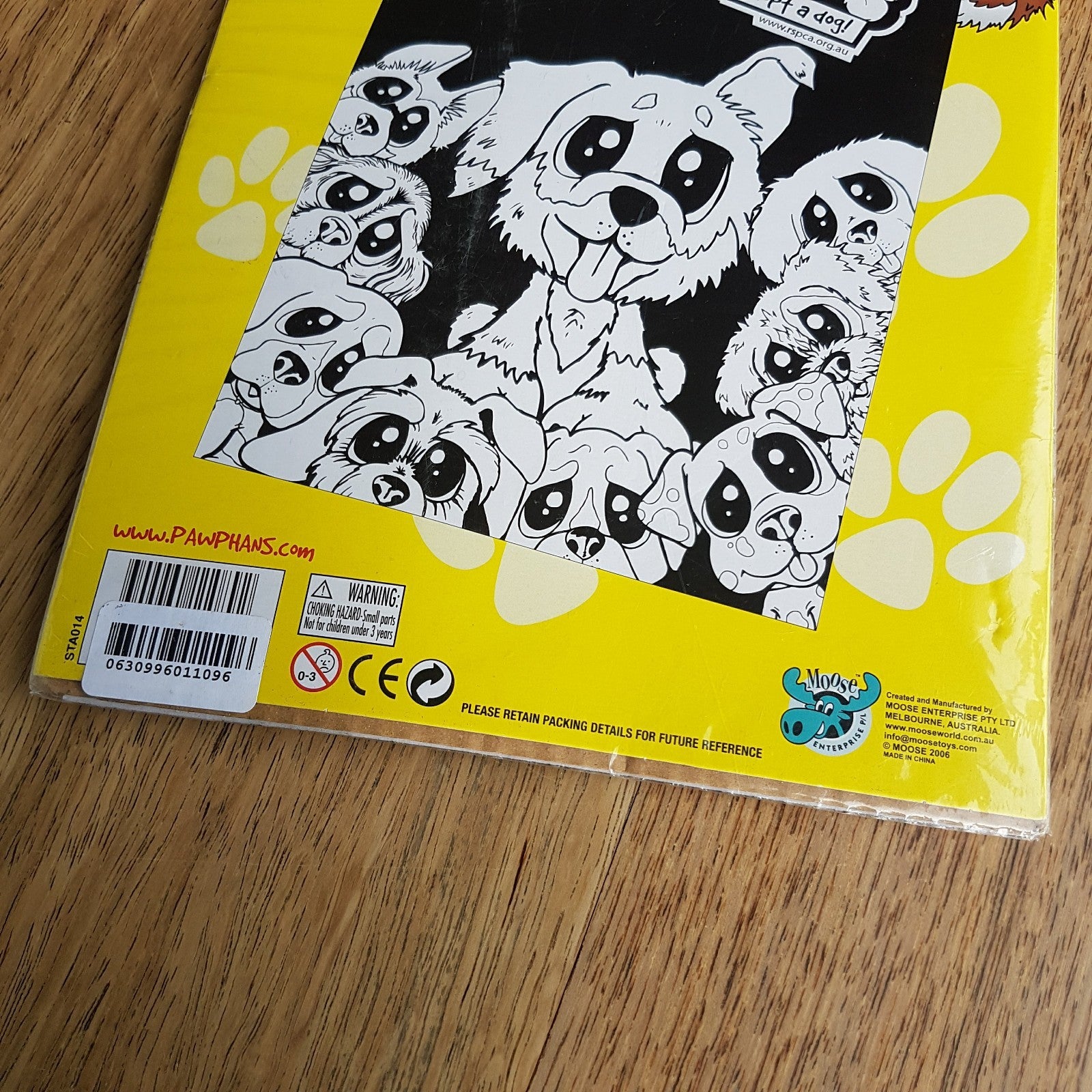 Super Rare PAWPHANS VELVET ART Activity Pack 2006 Collectible RSPCA Adopt A Dog11