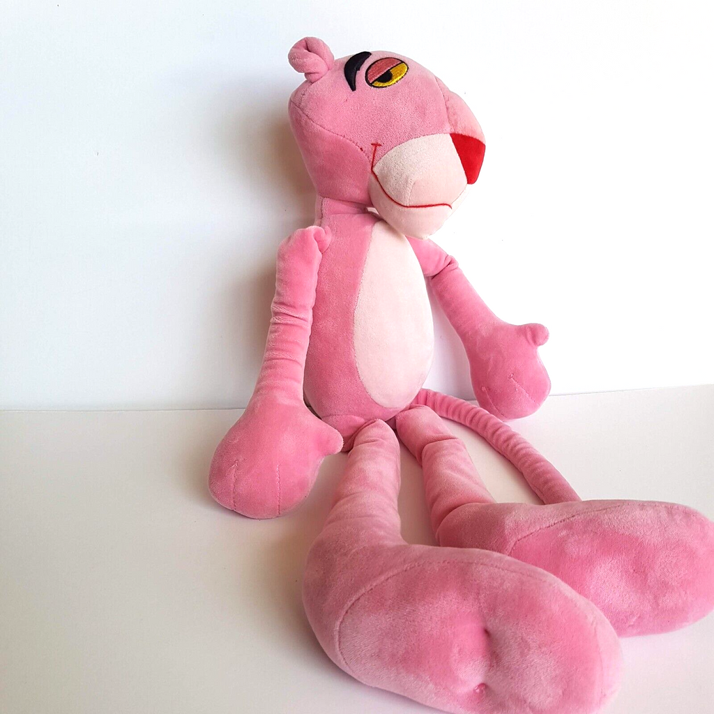 Miniso PINK PANTHER Plush 55cm Cat Stuffed Animal Cartoon Floppy Soft Toy 201714