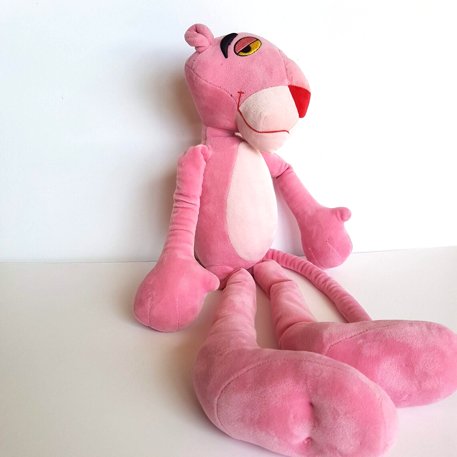 Miniso PINK PANTHER Plush 55cm Cat Stuffed Animal Cartoon Floppy Soft Toy 201714