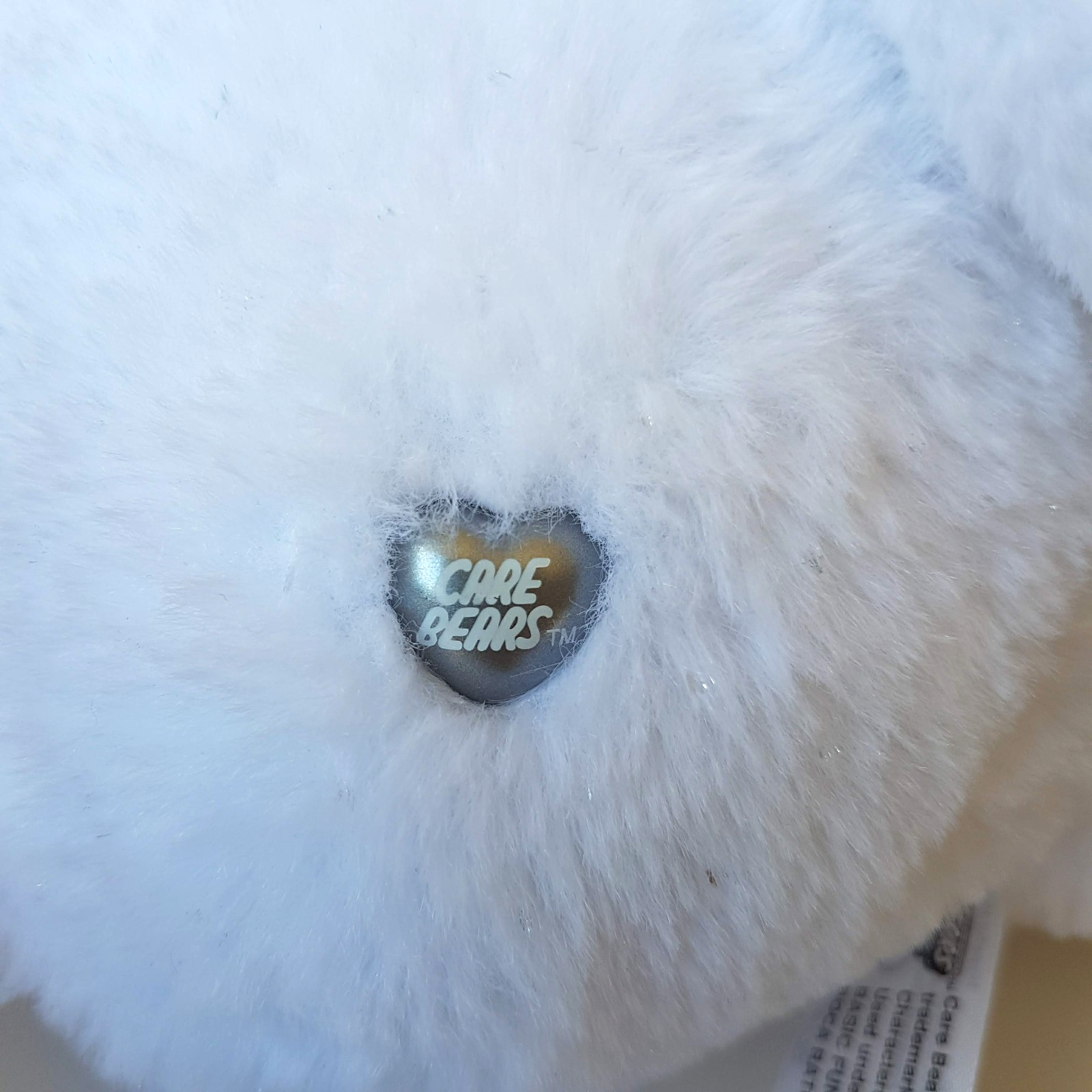Care Bear HOPEFUL HEART Collector's Edition 2022 36cm Crystal Nose White Glitter5