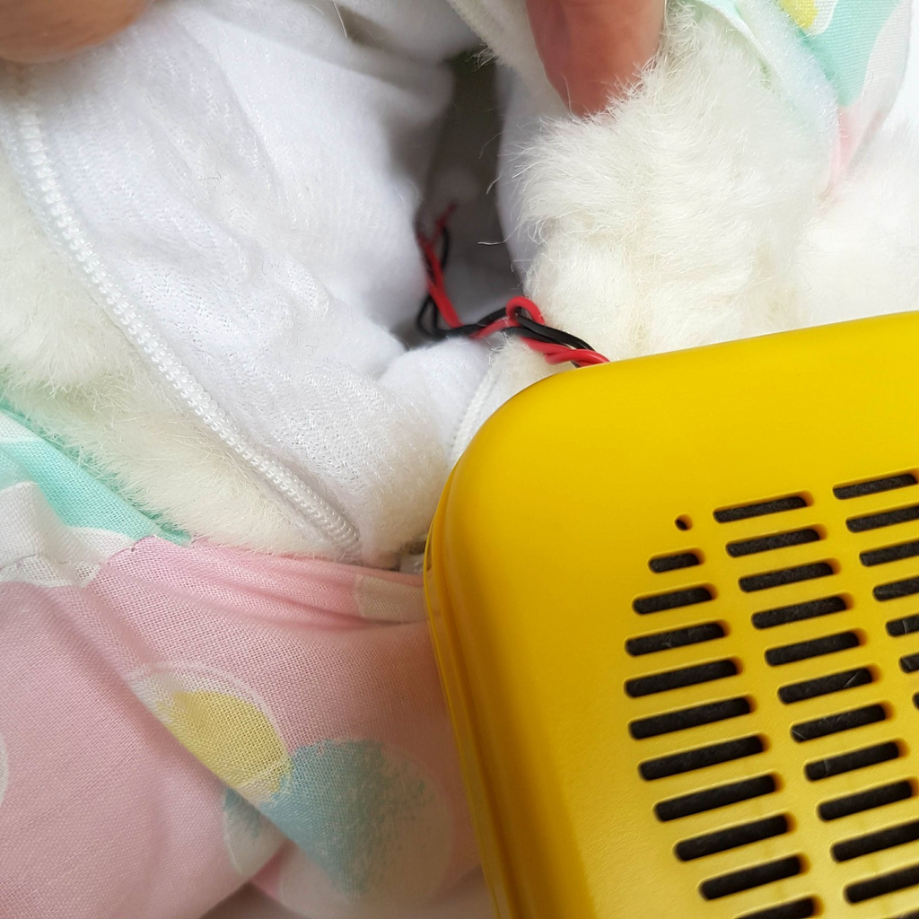Vintage Tomy LULLABY BUNNY Plush WORKING Light & Sound Soft Toy Brahms' Lullaby13