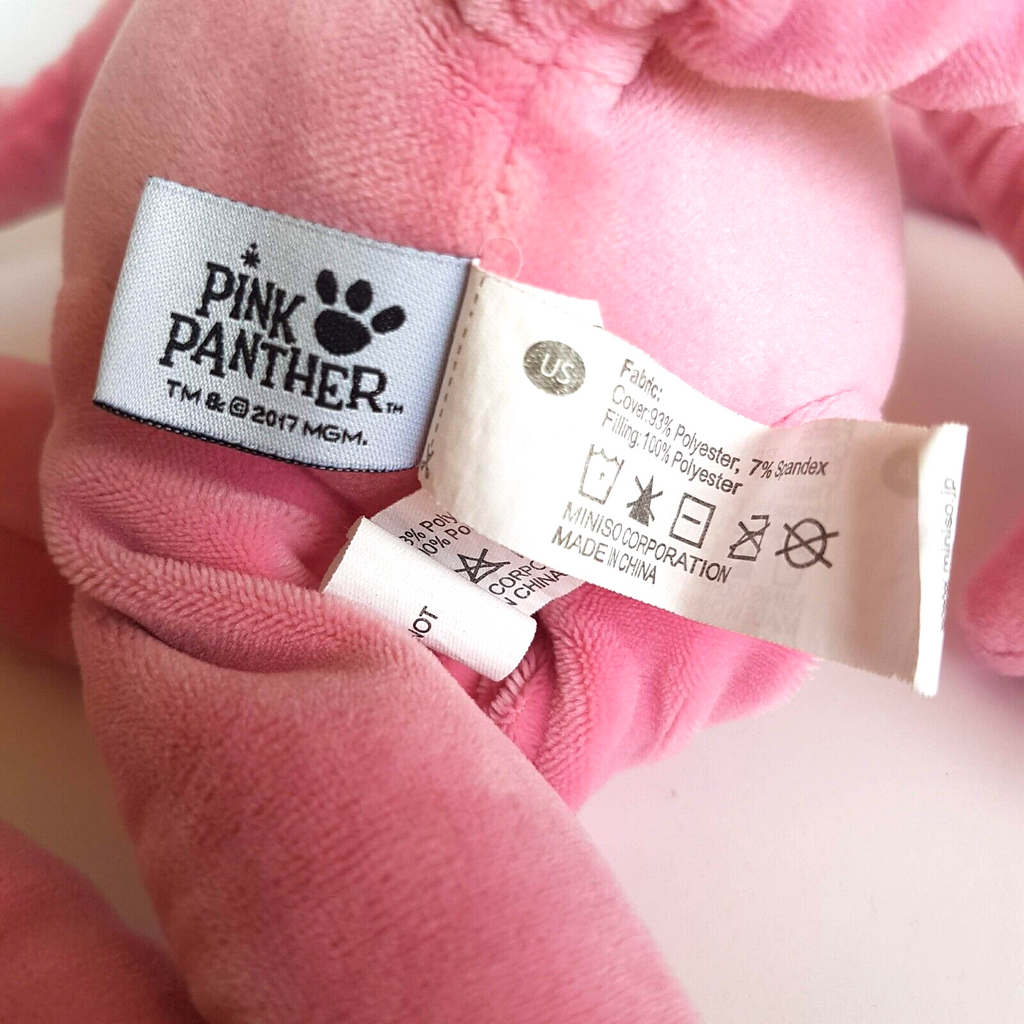 Miniso PINK PANTHER Plush 55cm Cat Stuffed Animal Cartoon Floppy Soft Toy 201718
