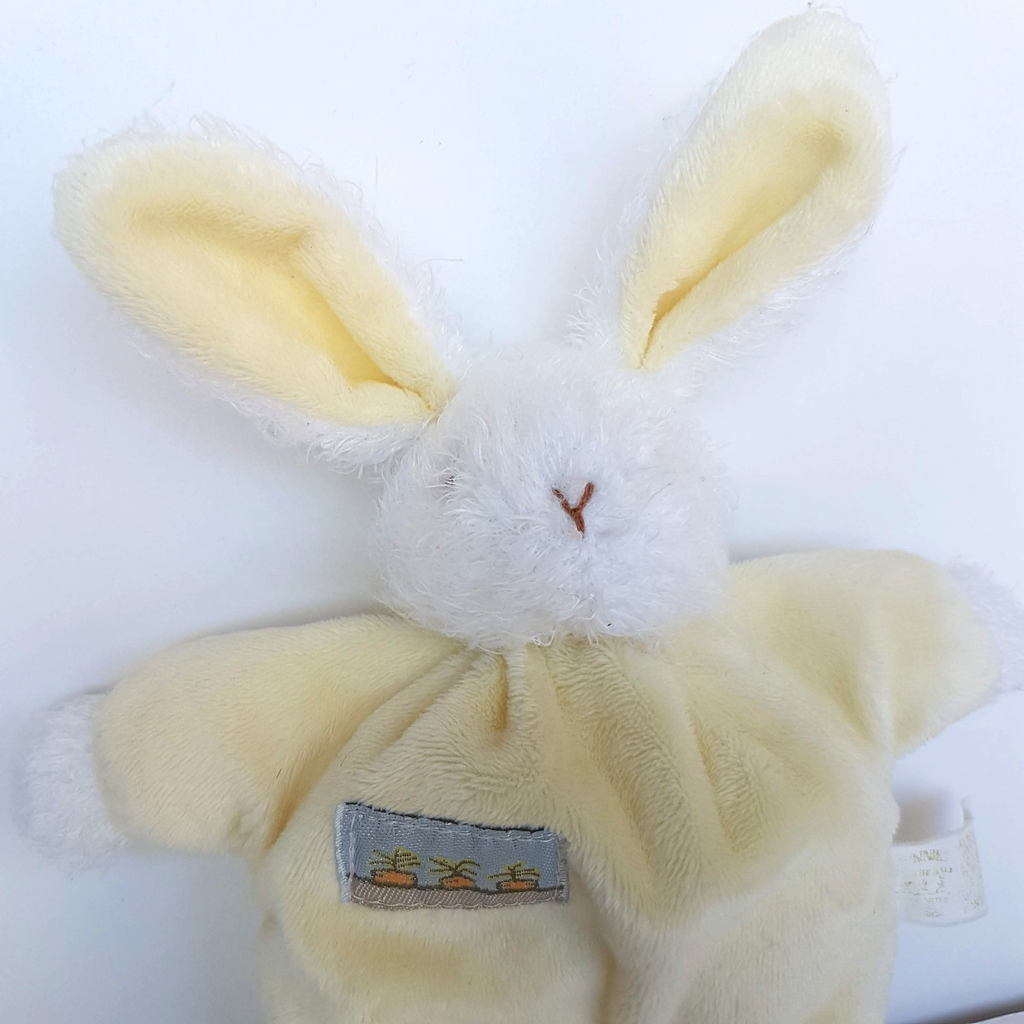Bunnies By The Bay RABBIT RATTLE Plush Security Comforter Soft Toy Baby Play Toy3