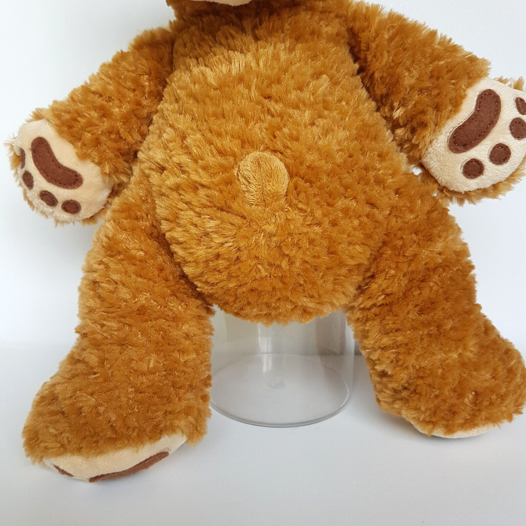 Korimco CARAMEL TEDDY BEAR Plush 33cm Stuffed Animal Soft Toy Sitting Cute Soft5