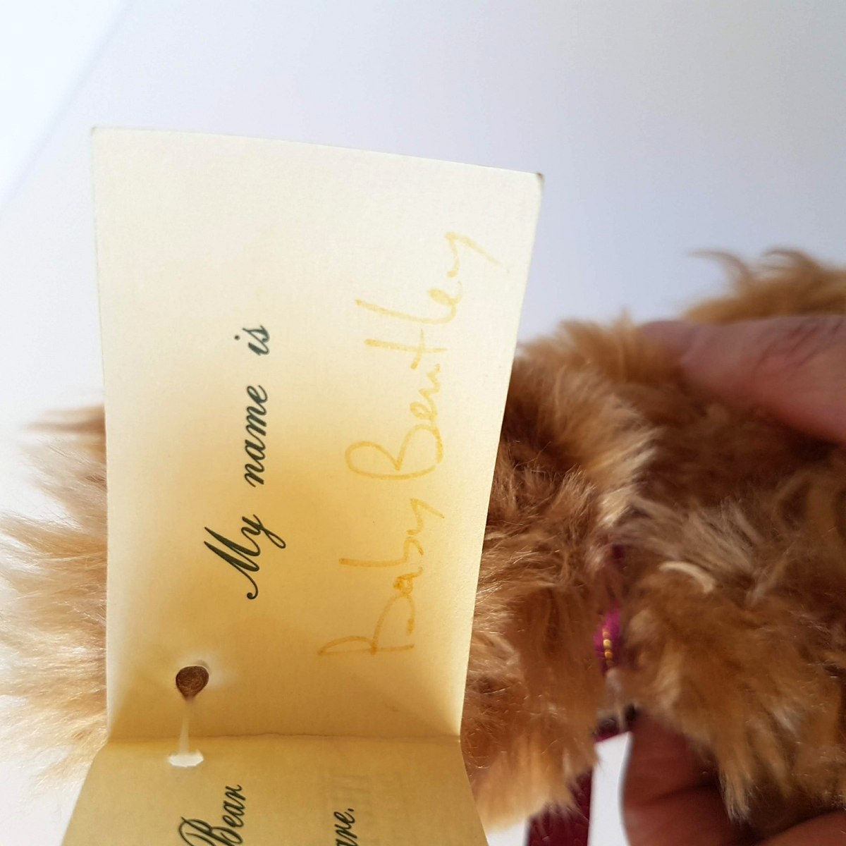 RARE Russ BABY BENTLEY Teddy Bear Plush 21cm Vintage Stuffed Animal Soft Toy8