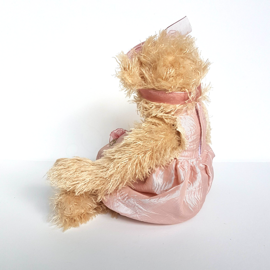 Settle Bears ROSE TAFFETA TEDDY Bear 28cm Plush JOINTED Soft Toy Stuffed Animal7