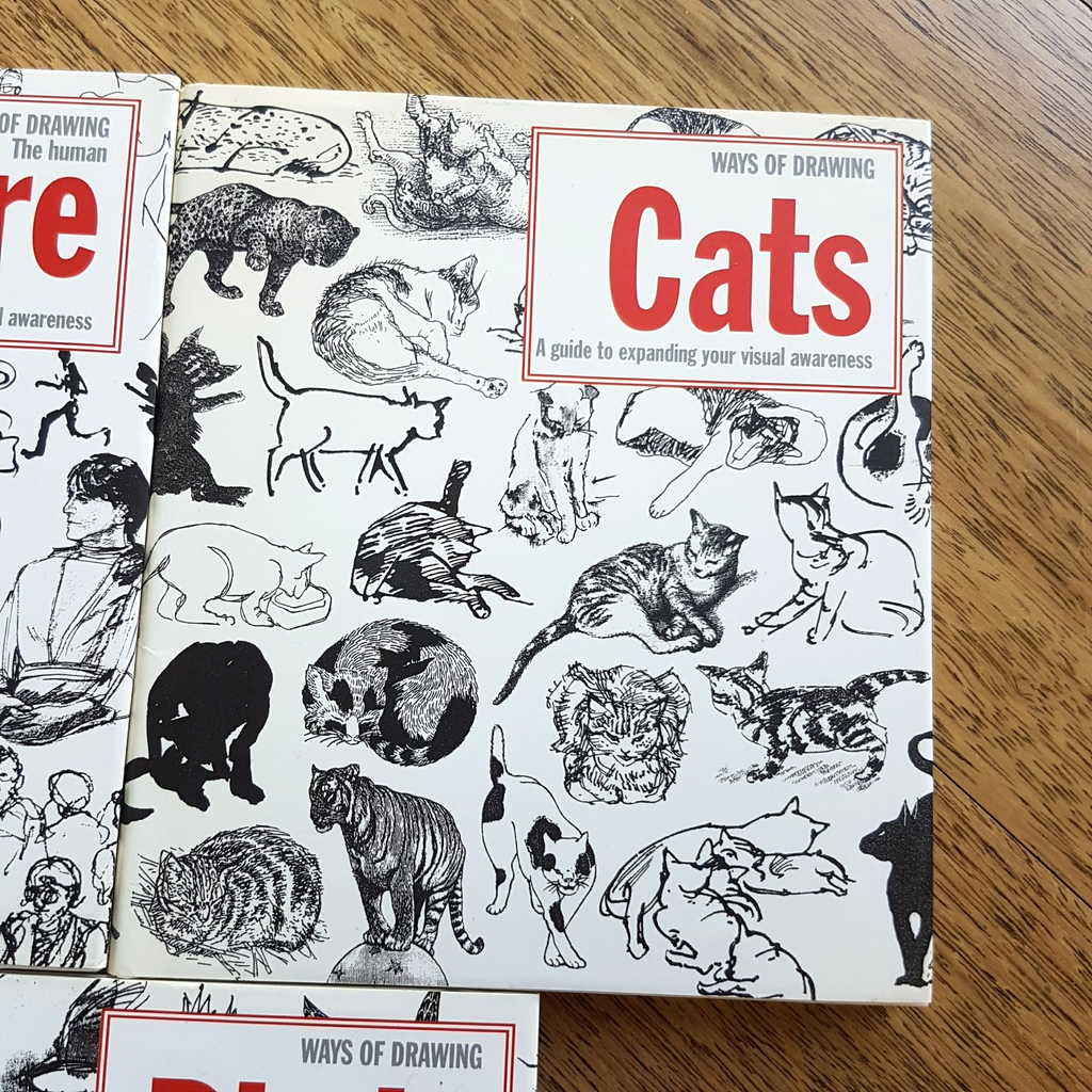 Ways of Drawing HOW TO DRAW BOOK Bundle Lot Human Body Figure Cats & Birds HC2