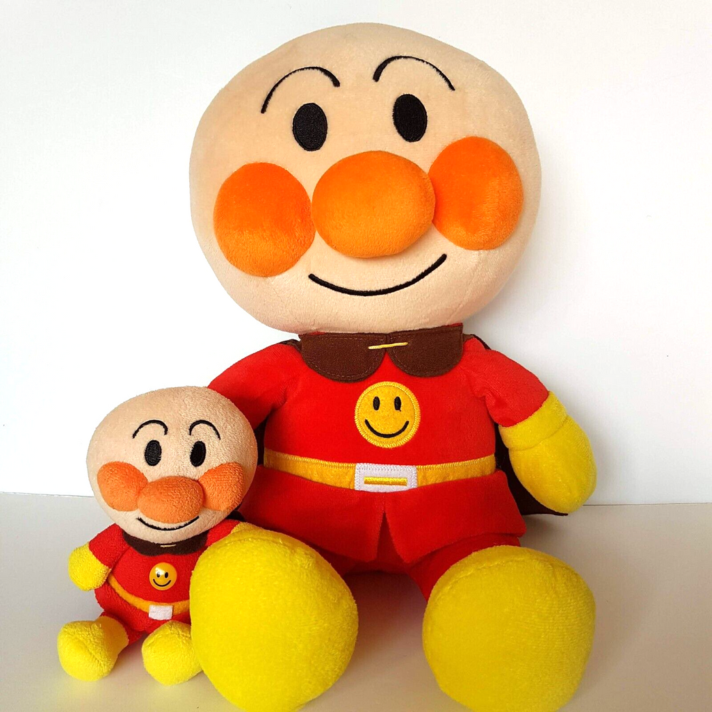 Jumbo SEGA ANPANMAN + MINI Plush Soft Toy Character Japan Animation Game Toy3