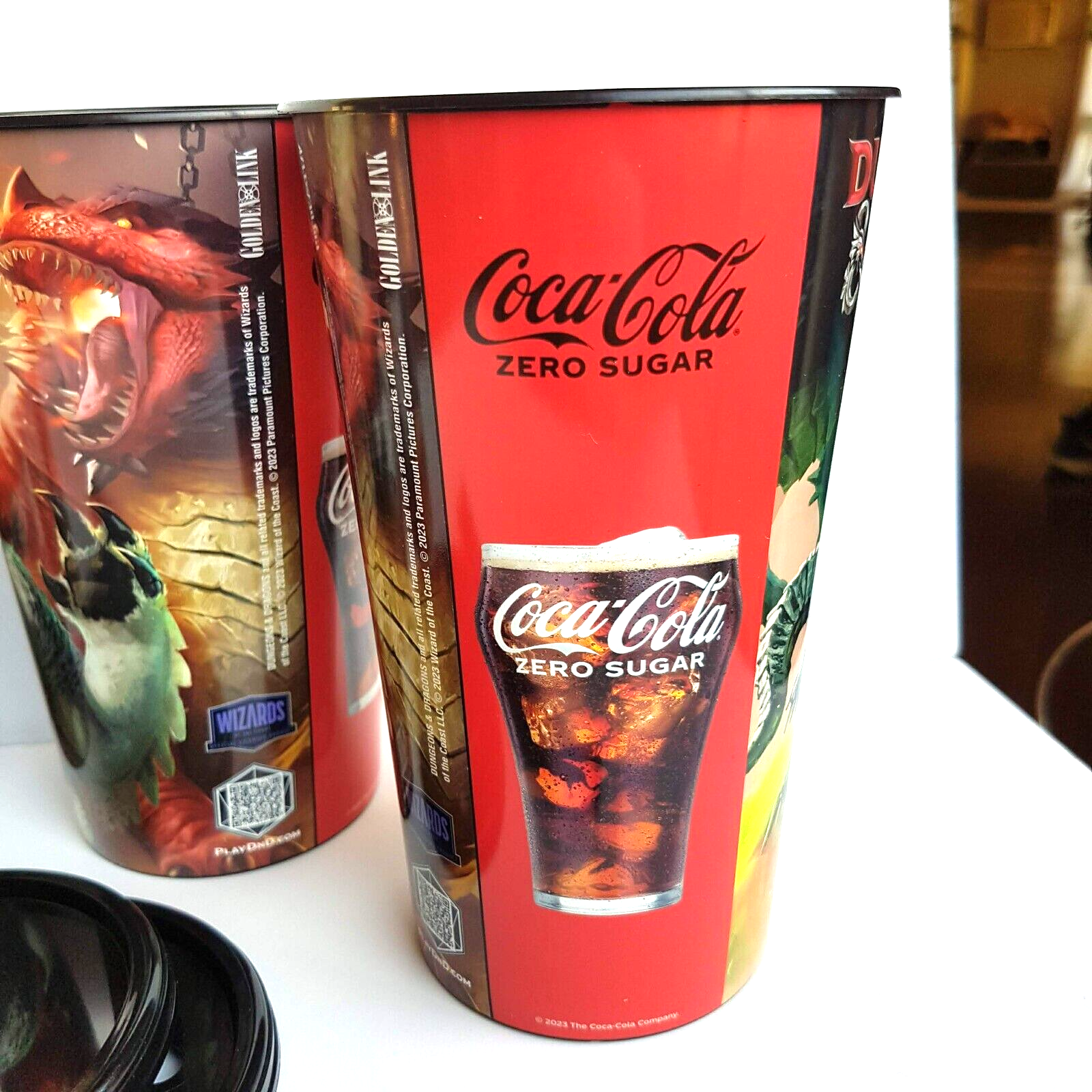 Dungeons & Dragons COCA COLA CINEMA CUPS Theatres Movie Merch Fantasy Monsters3
