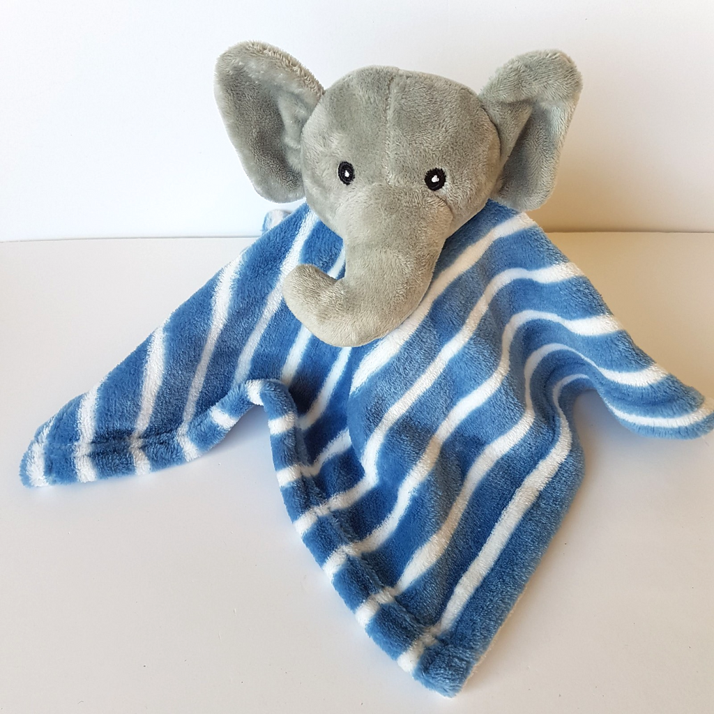 Lila & Jack ELEPHANT Lovey Security Blanket Stuffed Animal Soft Toy Comforter1