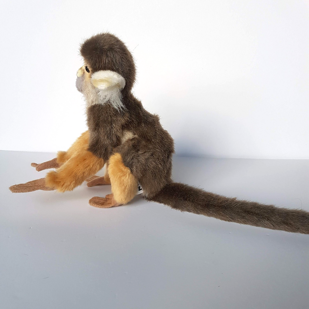 Hansa SQUIRREL MONKEY Plush Stuffed Animal Soft Toy 19cm tall Jungle Toys Cute3