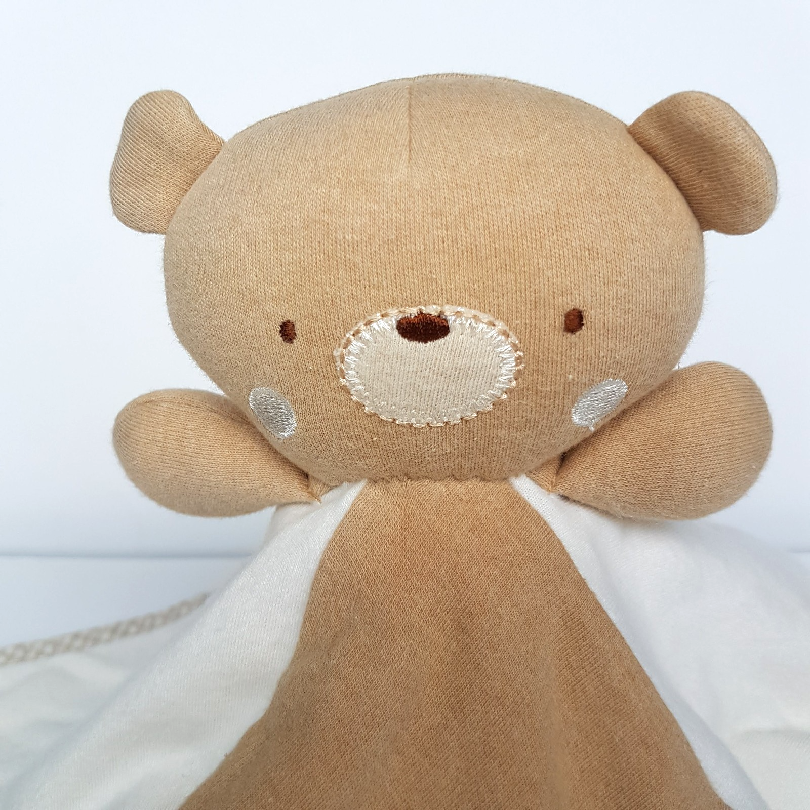 NP Baby TEDDY BEAR LOVEY Plush Security Blanket Comforter Brown Animal Soft Toy1