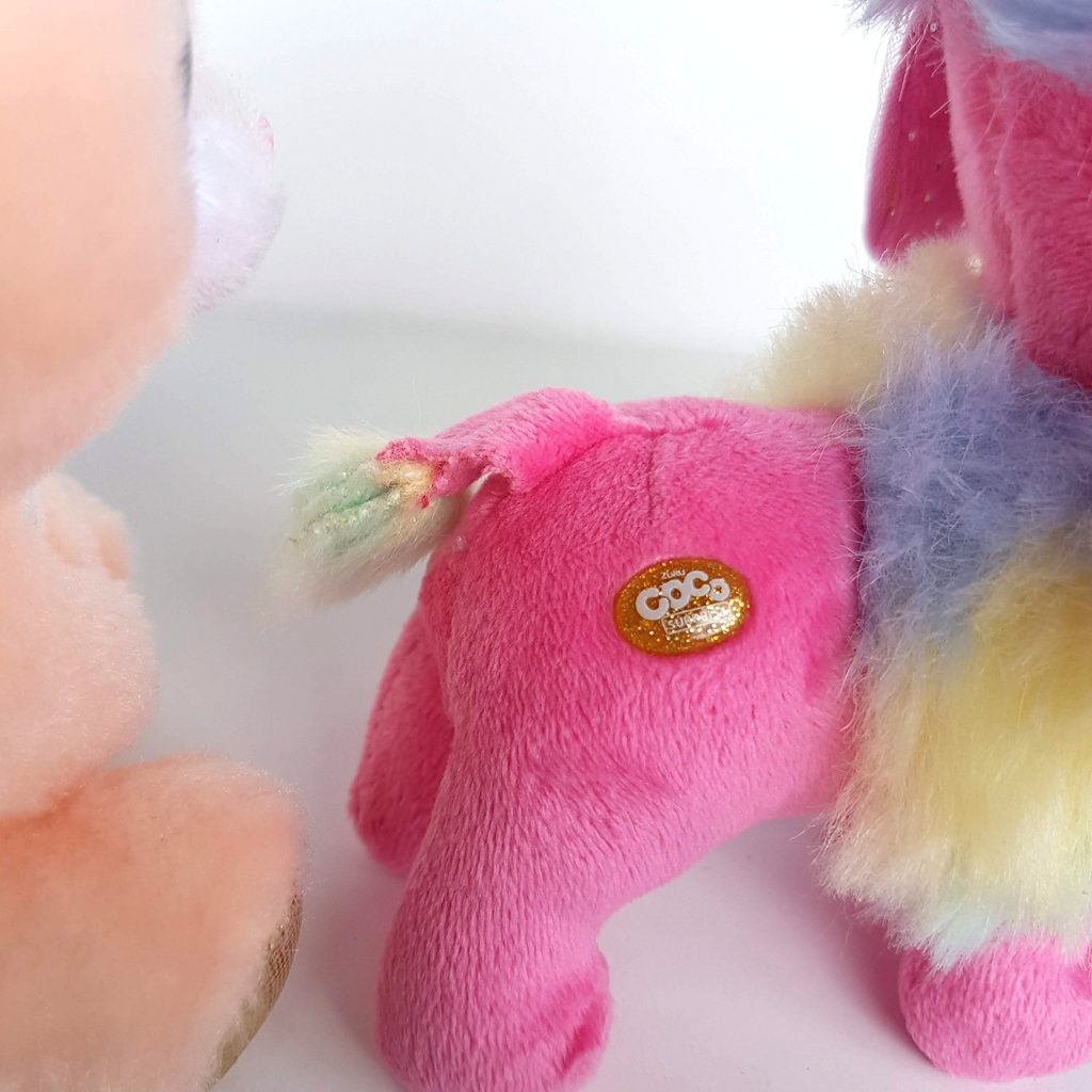 Coco Surprise BUNNY & POODLE UNICORN Plush Stuffed Animal Soft Toy Glitter Eyes9