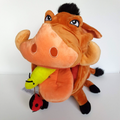 DISNEY Lion King PUMBAA WARTHOG BOAR 33cm Pig Plush Stuffed Animal Soft Toy Bugs0