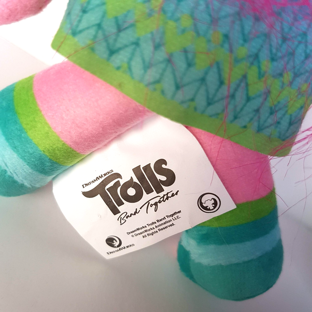 TROLLS Dreamworks POPPY & BRANCH 24cm Character Plush Stuffed Monsters Soft Toys6