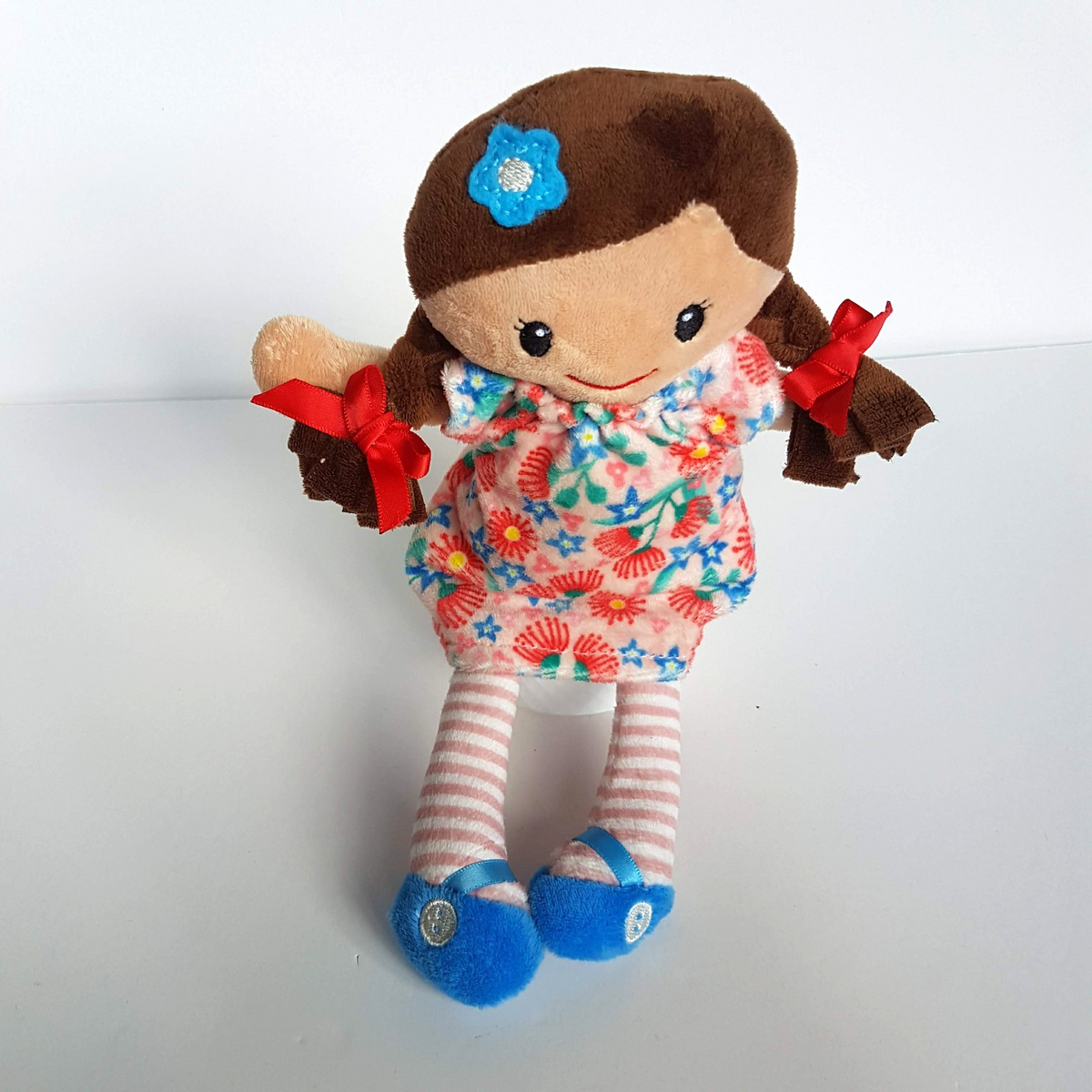 Tiger Tribe RAG DOLL MATILDA 25cm Plush Fabric Doll Soft Toy Floppy Flower Dress2