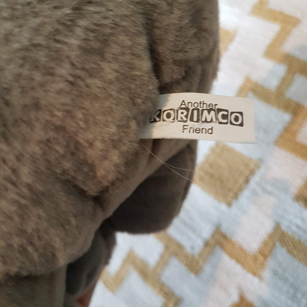 Korimco LARGE ELEPHANT 45cm Plush Grey Stuffed Animal Soft Toy Safari Animal Toy6