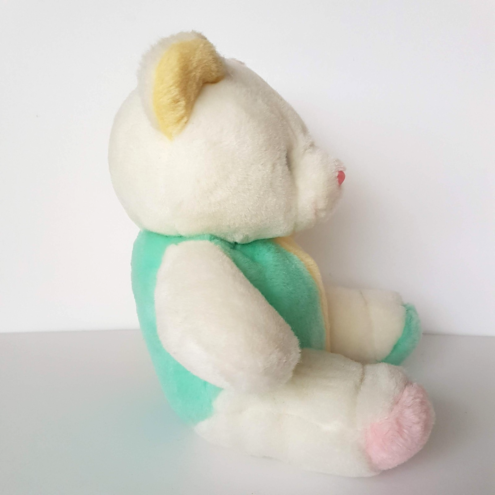 Pastel COLOUR BLOCK Teddy Bear 24cm Plush Stuffed Animal Soft Toy CUTE Unique2