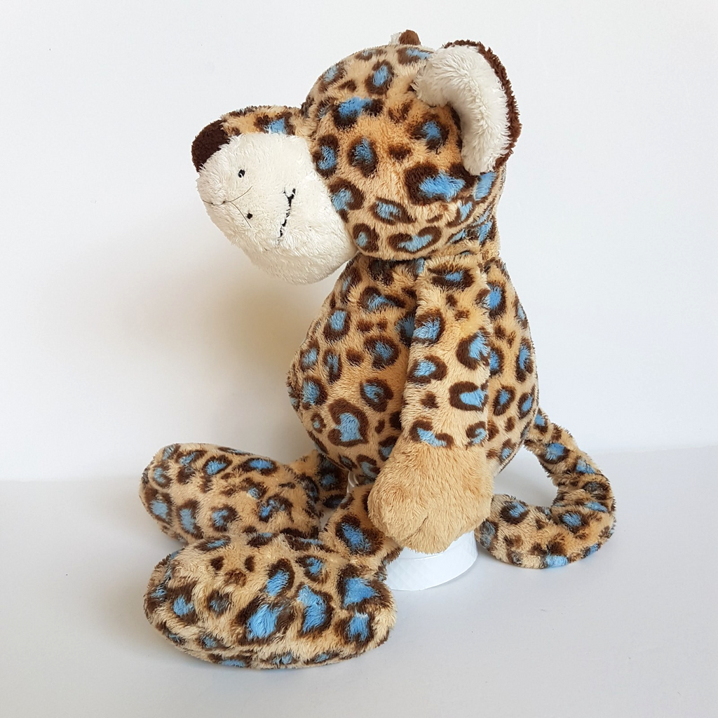 Nici LEOPARD WILD CAT Spotted Cheetah 35cm Plush Stuffed Animal Soft Toy RARE6