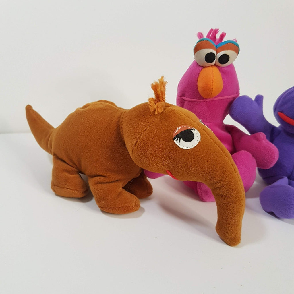 Sesame Street TELLY GROVER SNUFFLEUPAGUS Tyco Vintage Plush 1997 Bean Soft Toy2