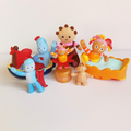 IN THE NIGHT GARDEN Figures LOT Igglepiggle Upsy Daisy Makka Pakka Push Toy0