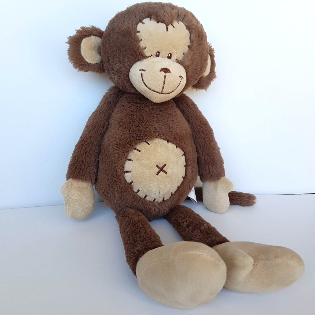 Ollie & Paige FLOPPY MONKEY 45cm Plush Stuffed Animal Soft Toy Brown Long Legs4