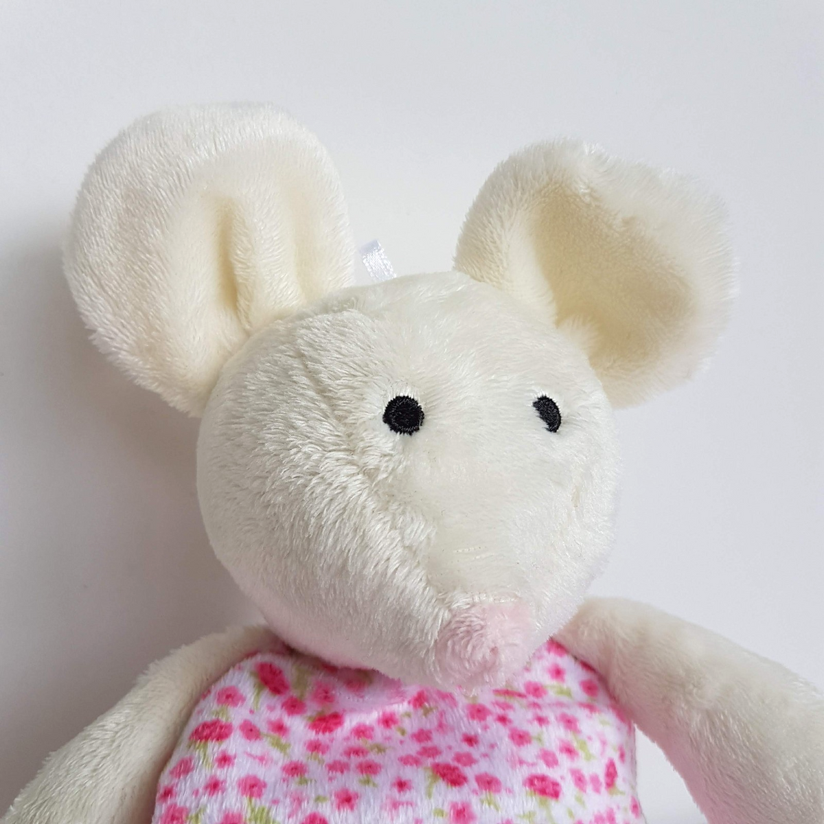 Ollie's Place MOUSE PINK FLOWER Lovey Security Comforter Sleep Toy Soft Toy Cute1