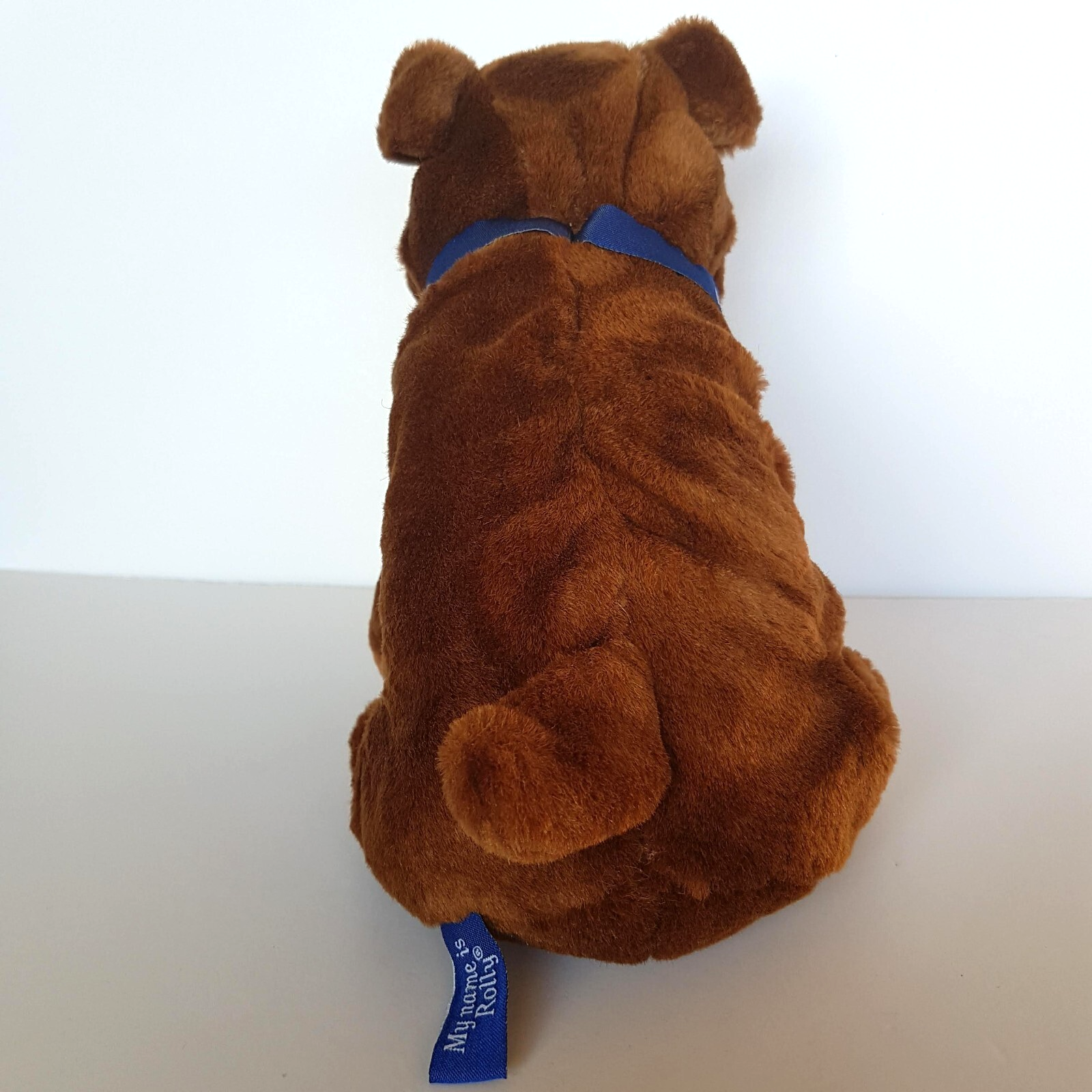 Purex ROLLY SHARPEI DOG 22cm Advertising Plush Soft Toy Stuffed Animal Puppy4