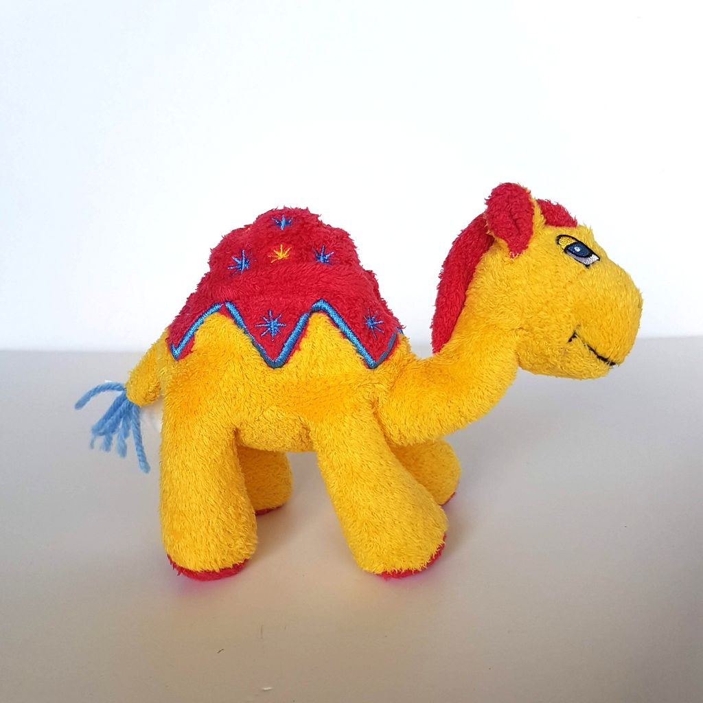 Cute FLOPPY CAMEL Plush 14cm Stuffed Animal Super Soft Toy Dubai Yellow Red Cute5