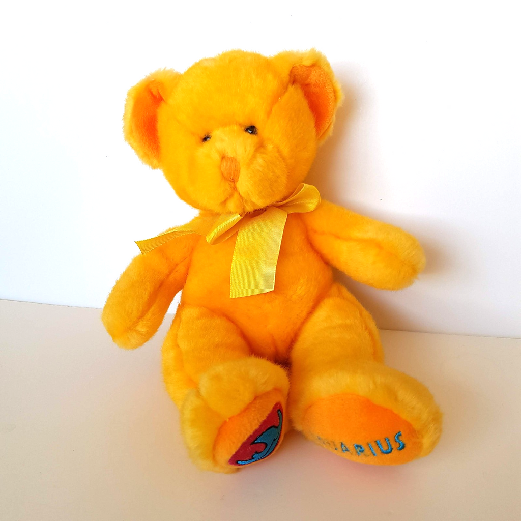 Russ AQUARIUS Star Sign Astrology BIRTHDAY TEDDY BEAR Soft Toy Stuffed Animal1
