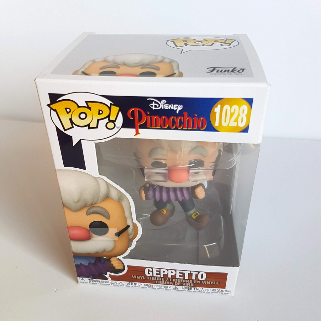 Funko Pop GEPPETTO Pinocchio 1028 Vinyl Figure Disney Bobblehead Fairy Tale Toy1