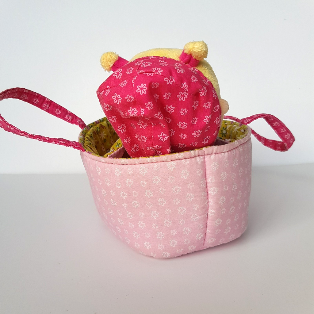 Lilliputiens BABY DOLL & CARRIER Plush Soft Toy Bassinet Cloth Doll Pretend Play8