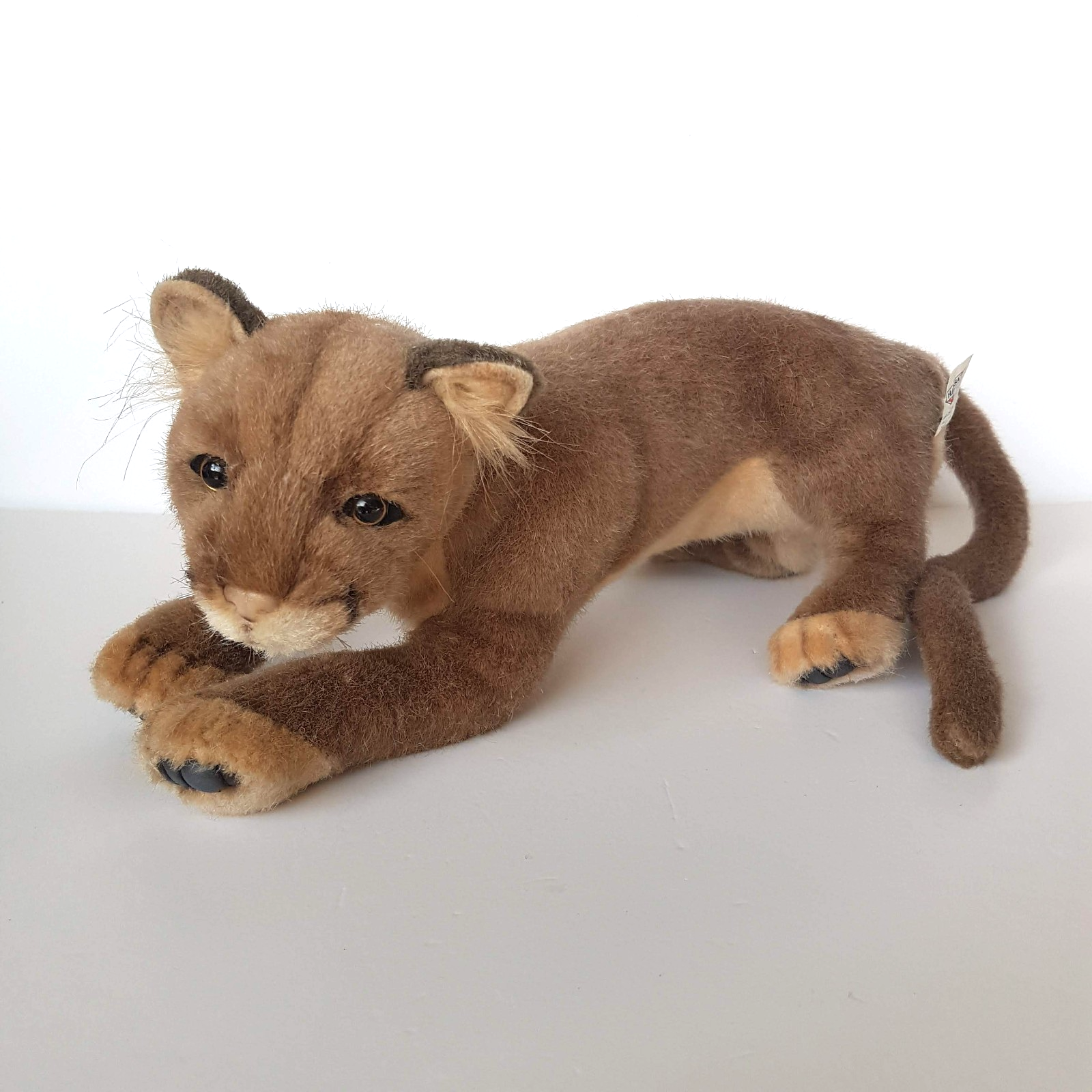 Hansa PUMA MOUNTAIN LION COUGAR Wild Cat Stuffed Animal Melbourne Zoo Soft Toy0