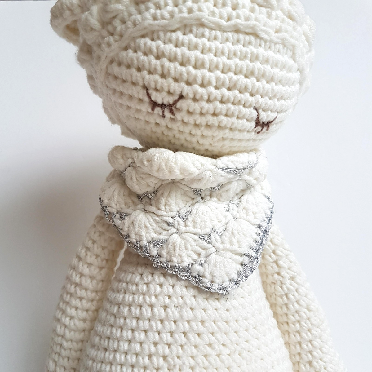 Bobi Craft BARBARA SOFTIE 36cm Knit Lamb Sheep Plush Soft Toy Stuffed Animal2