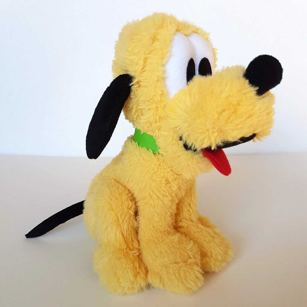 Disney RE SOFTABLES PLUTO Dog 19cm Stuffed Animal Mickey & Friend Puppy Soft Toy0