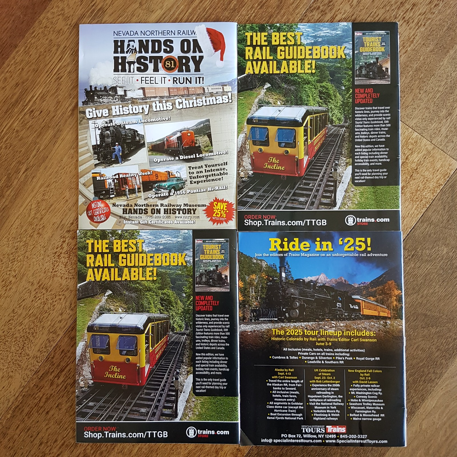 TRAINS MAGAZINE Jan   Apr 2025 Bundle Lot Locomotive Steam Diesel Series Edition5