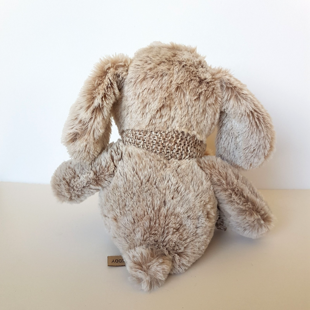 Floppy QUALITY TEDDY Plush Dog 27cm Frosted Beige White Stuffed Animal Soft Toy4