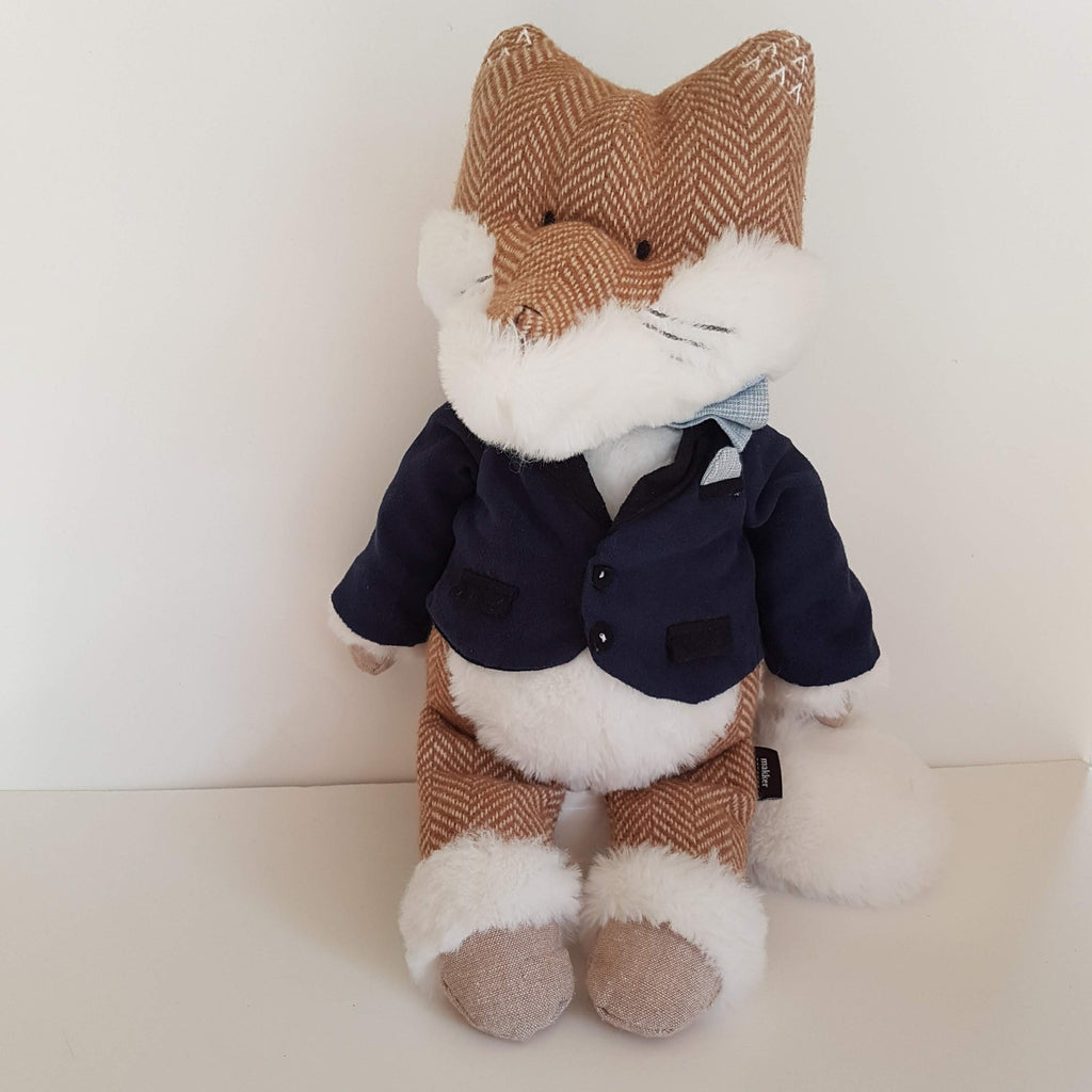Makker DAPPER FOX Plush Knit Soft Toy 40cm Stuffed Animal Clothes Target Brand1
