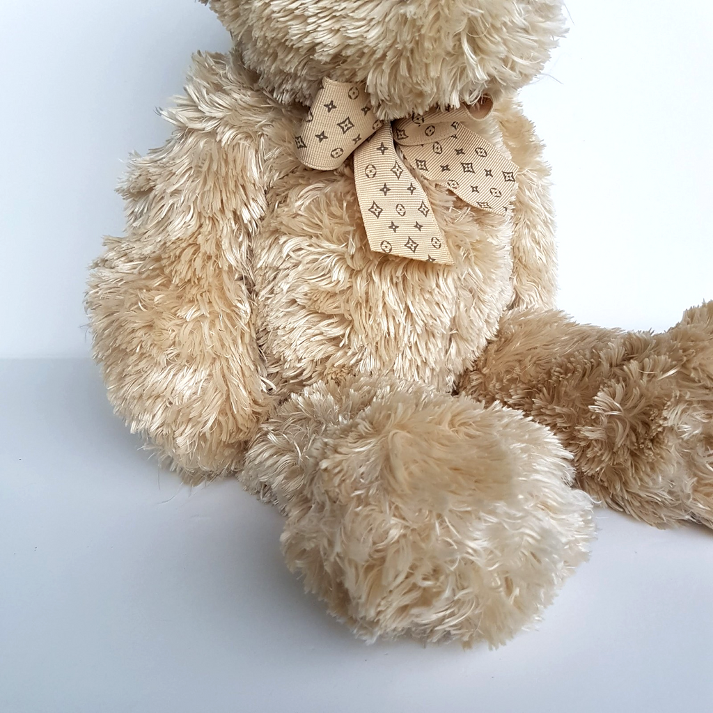 Korimco SHAGGY TEDDY BEAR 46cm Plush Soft Toy Floppy Stuffed Animal Cuddly Cute2