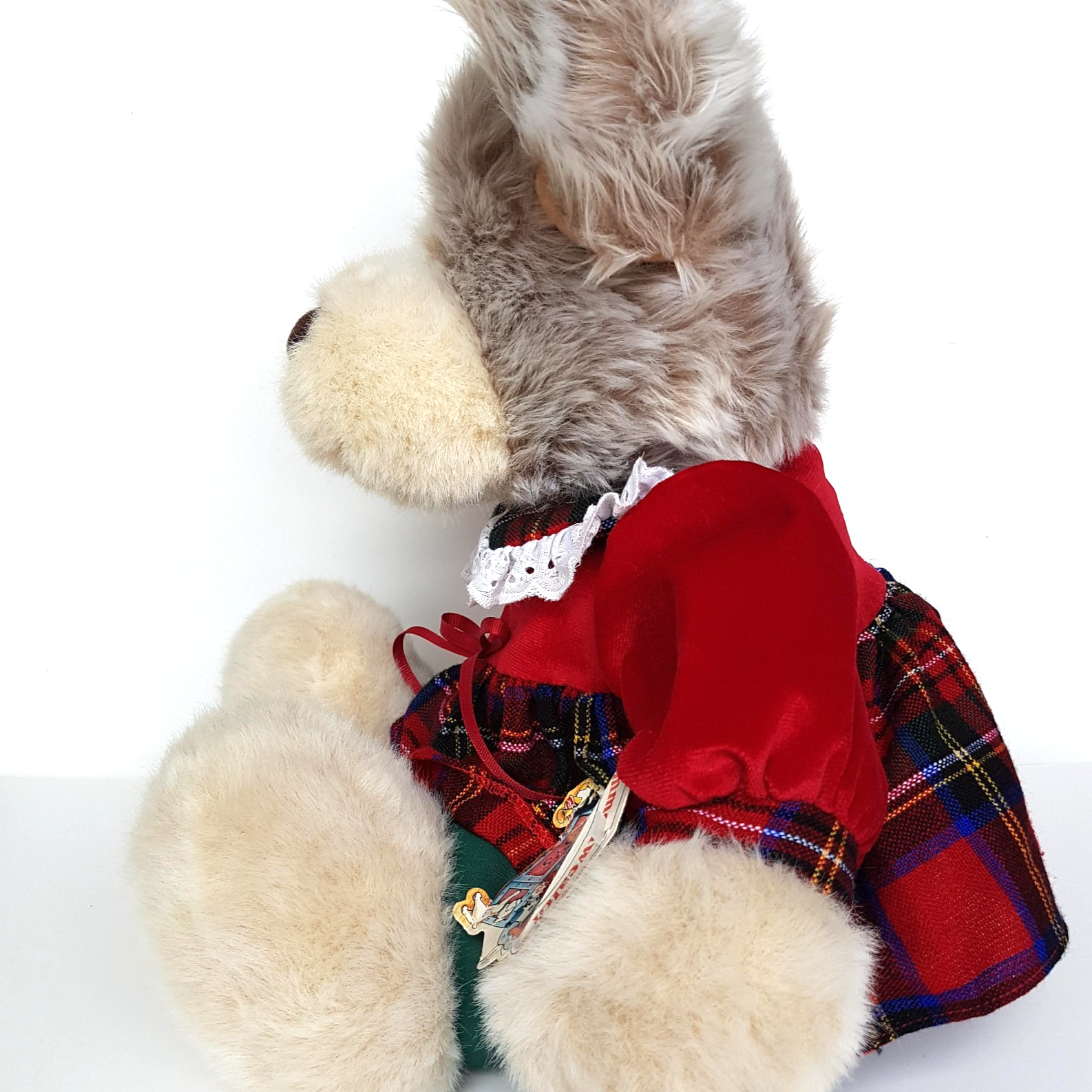 Vintage CHRISTMAS TEDDY BEAR Plush 49cm Commonwealth Toy Soft Toy Stuffed Animal8