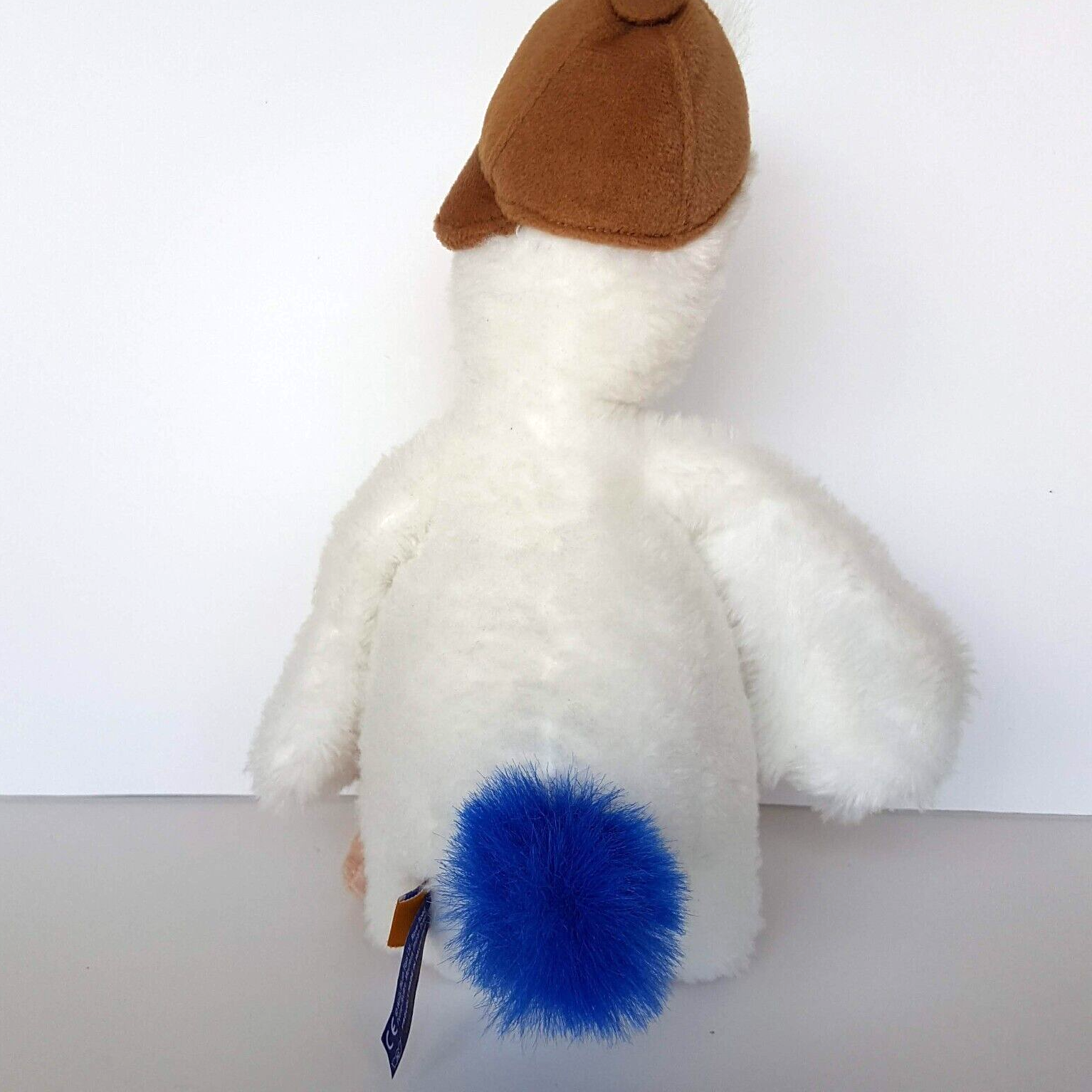 Wally WHITE DODO Plush 35cm Extinct Stuffed Animal Soft Toy White Bird Hat Blue7