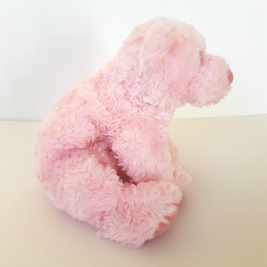 Lorraine Lea Linen HEATHER BEAR Pink Teddy Bear Plush Soft Toy Stuffed Animal1