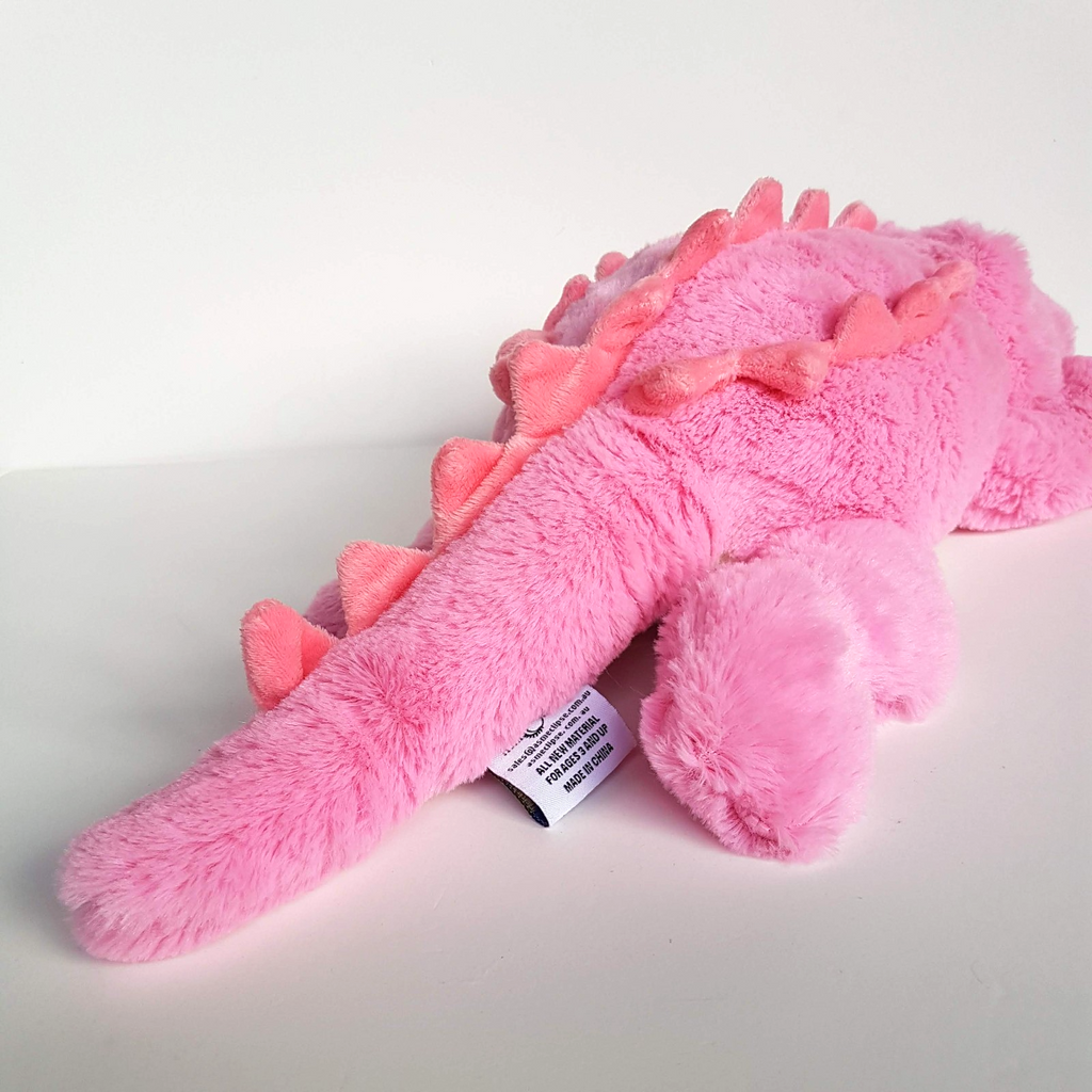 Fair Dinkum PINK CROCODILE Alligator Stuffed Animal 52cm Reptile Soft Toy Cuddly7