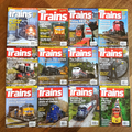 TRAINS MAGAZINE Jan   Dec 2024 Bundle Lot Locomotive Steam Diesel Series Edition0