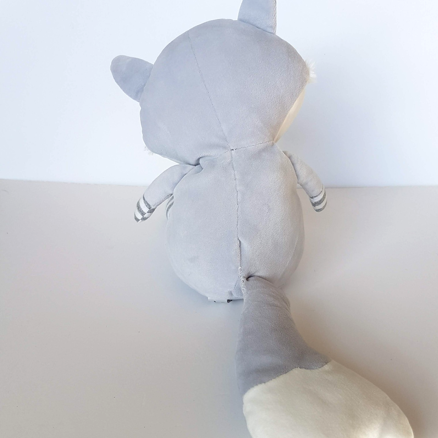 RARE Papaya FOX PLUSH Grey Stripe 34cm Stuffed Animal Floppy Soft Toy Cuddly6
