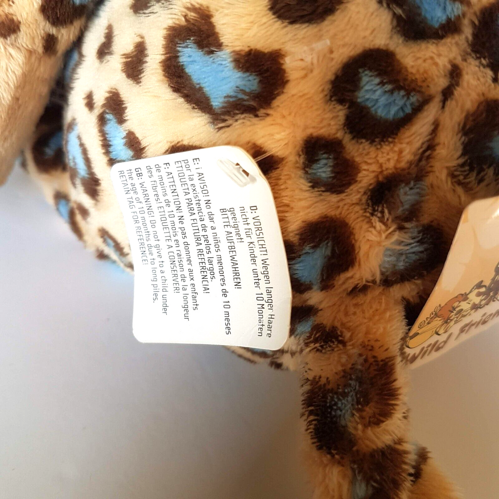 Nici Large LEOPARD WILD CAT Spotted Cheetah 35cm Plush Stuffed Animal Soft Toy8