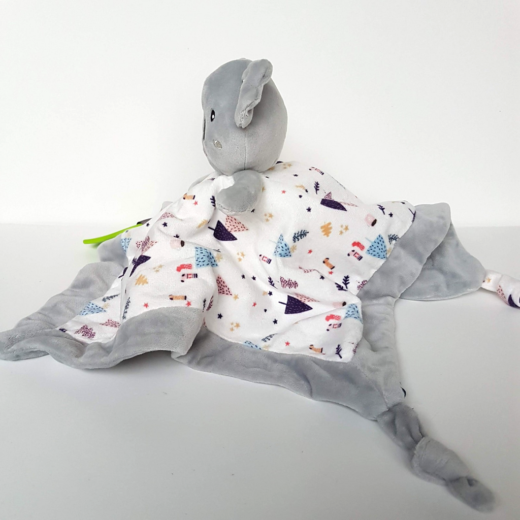 Koala Dream KOALA Lovey Plush Grey Tree Baby Security Comforter Blanket Soft Toy6