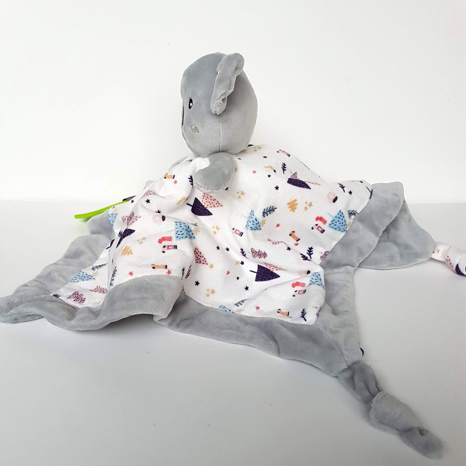 Koala Dream KOALA Lovey Plush Grey Tree Baby Security Comforter Blanket Soft Toy6